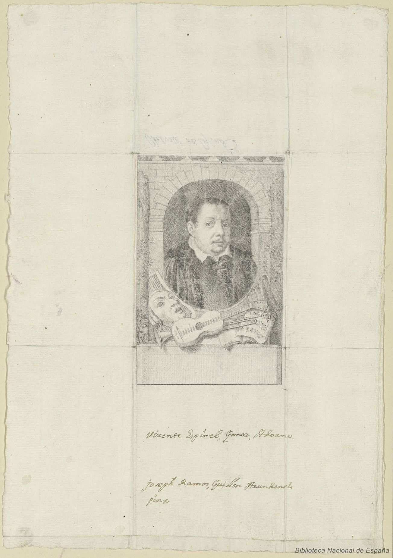 Retrato de Vicente Espinel y Gómez Adorno