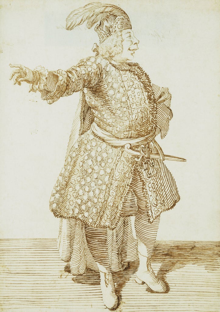 Retrato del castratto Gaetano Cafarriello hacia 1735