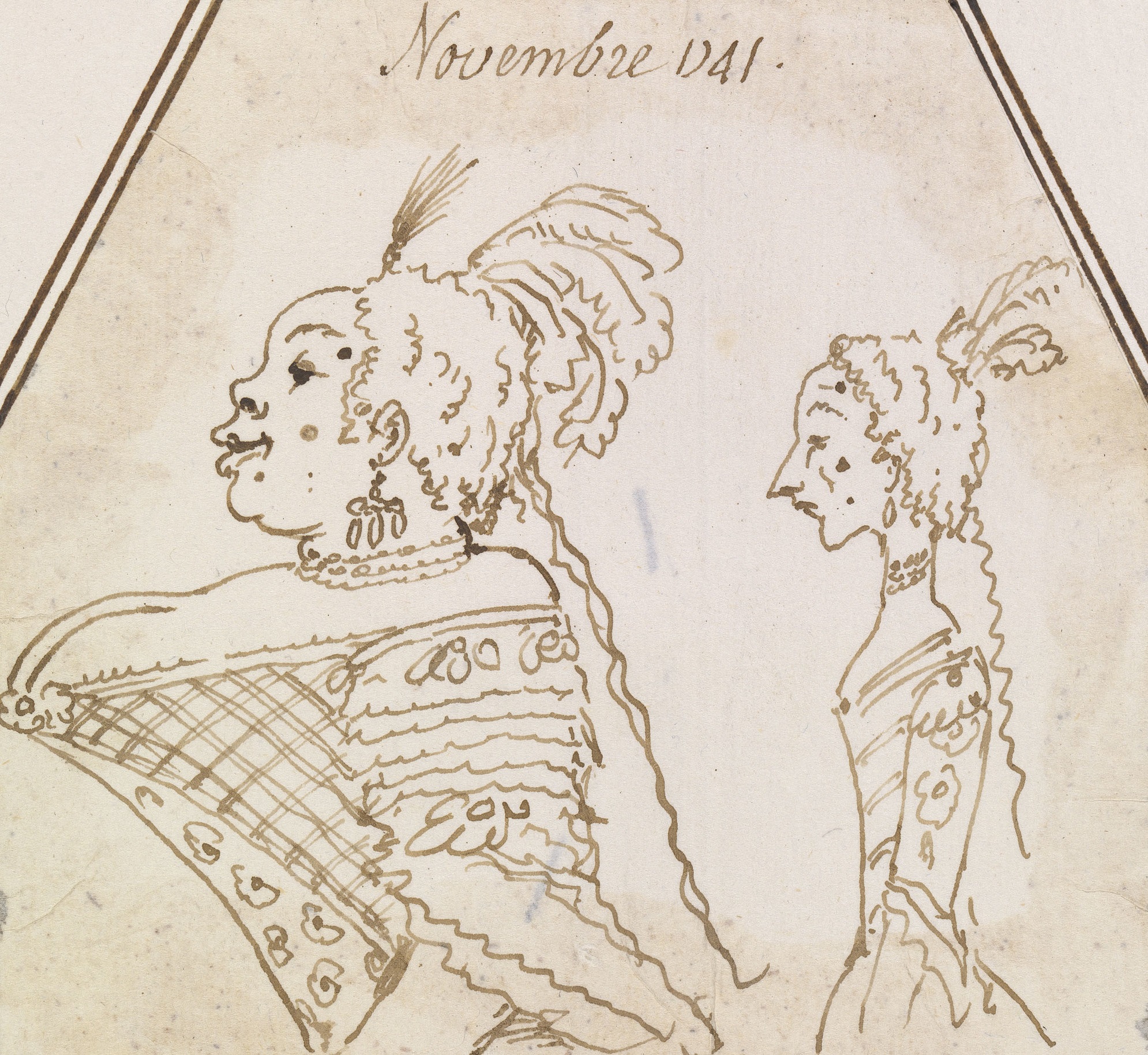 Vittoria Tesi Tramontini and Antonia Negri Tomi dated Nov. 1741